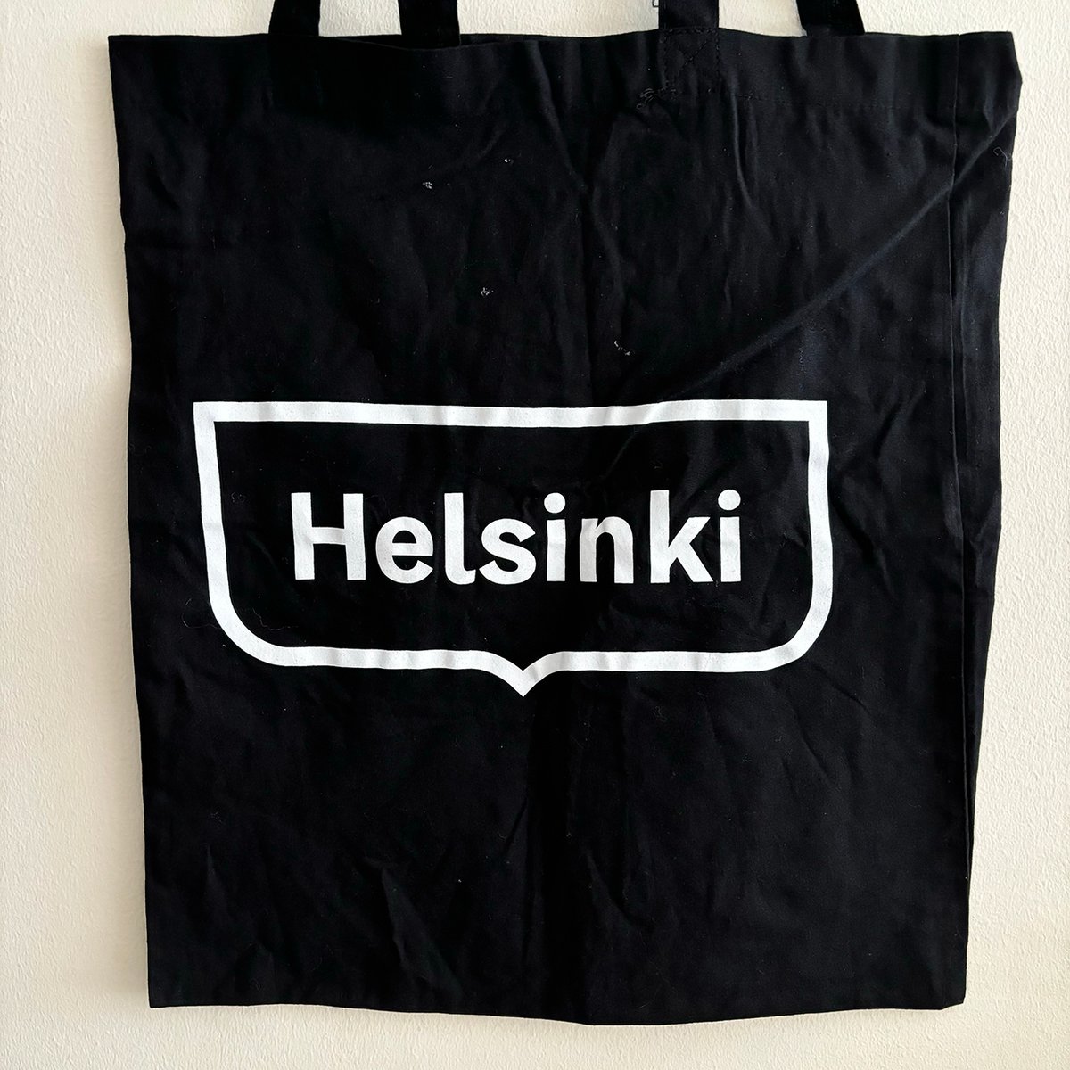 Finland Helsinki / Helsingfors logo bag | retro