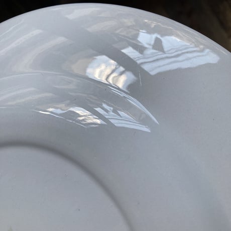 arabia snowflake plate
