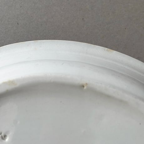 old arabia blue line oval bowl 23cm