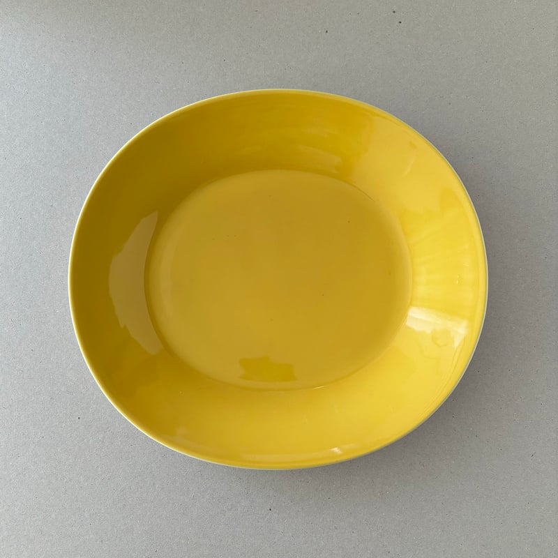 arabia aatami oval plate 25cm | retro number