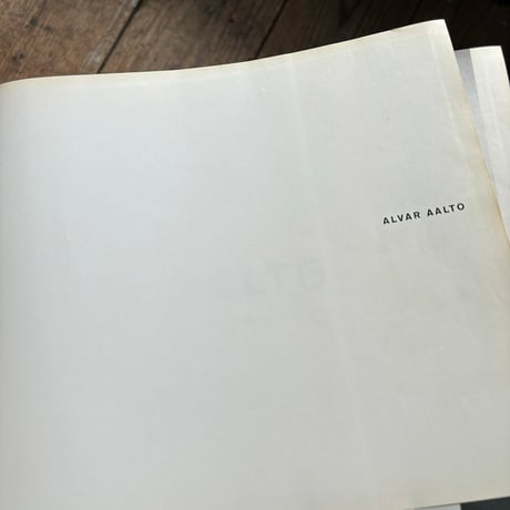 alvar aalto BOOK girsberger zurich