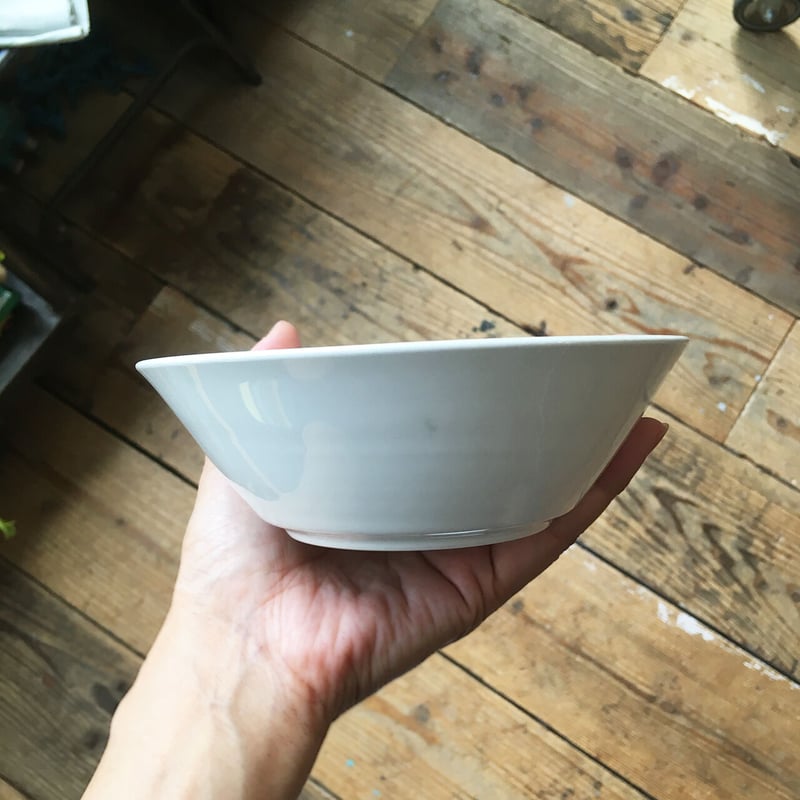arabia kilta bowl white | retro number