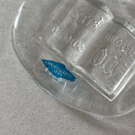 Nuutajarvi glass ornament 1988