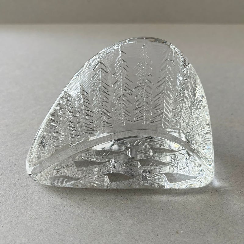 iittala AHTI glass obje / paper weight | retro