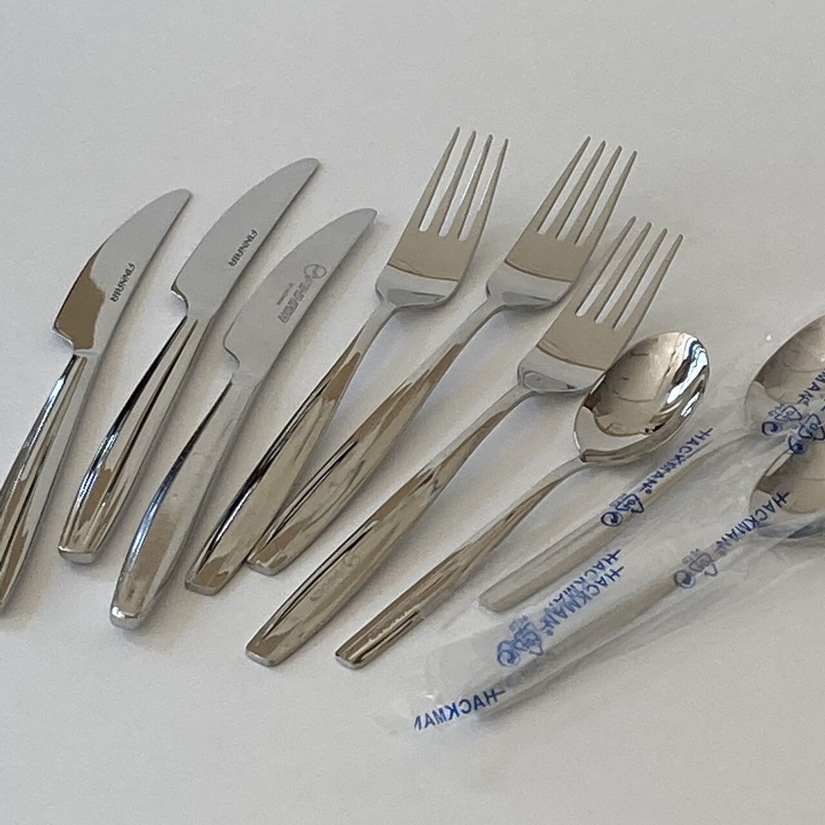 Finnair logo dinner knife hackman 19.6cm | retr