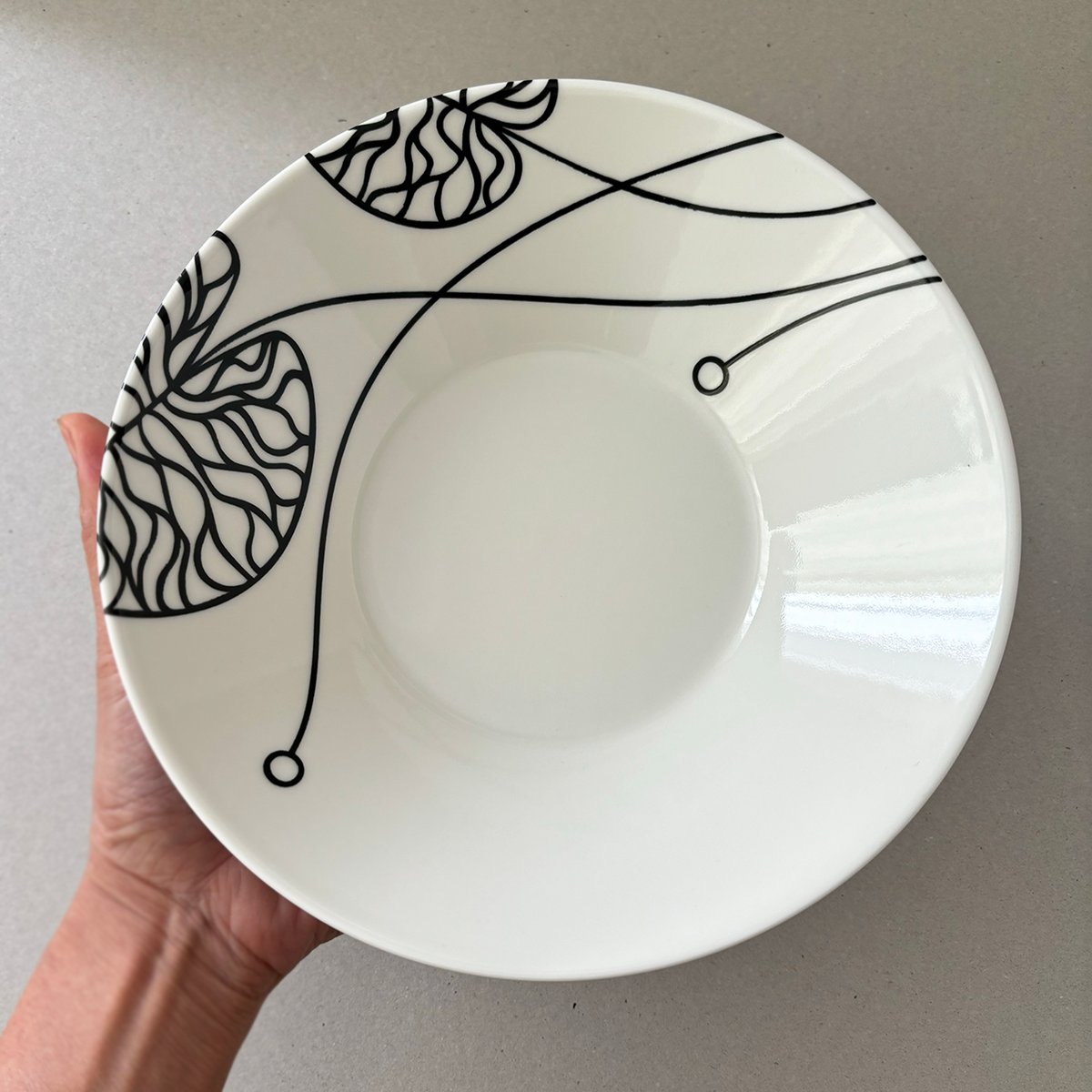 marimekko × teema bowl bottna | retro number marimekko × teema bowl bottna | retro number