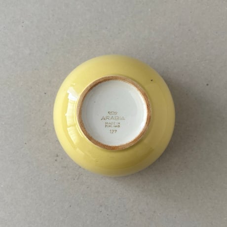 arabia Kesto bowl yellow Kaj Franck