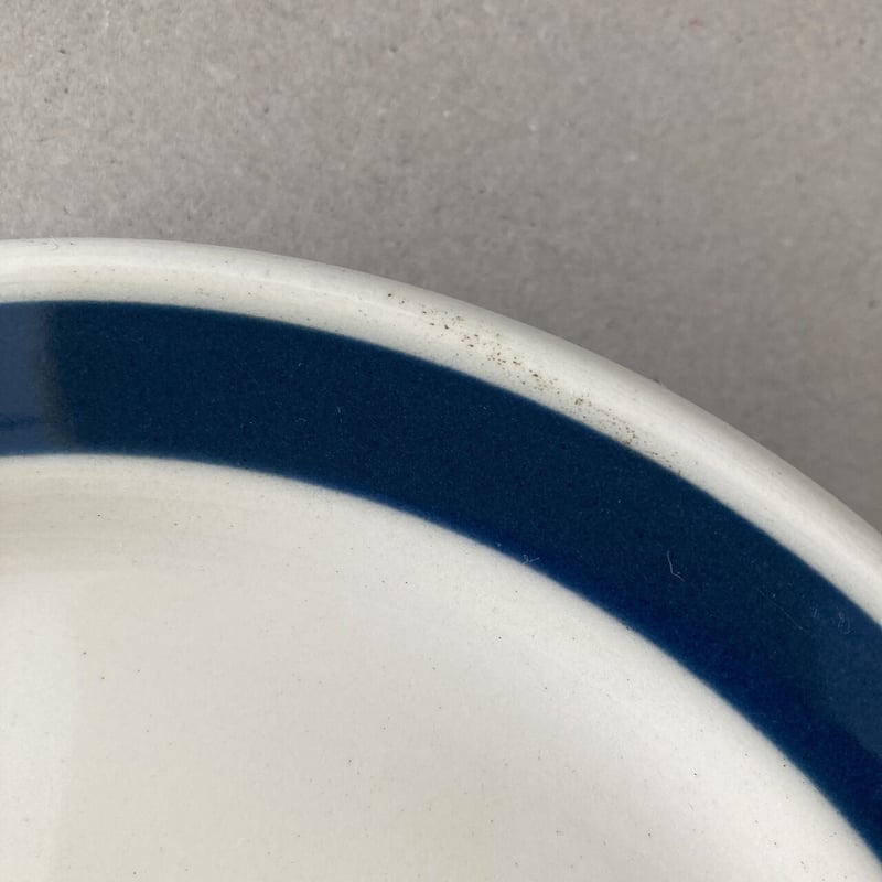 arabia blue line plate 17cm | retro number arabia blue line plate 17cm | retro number