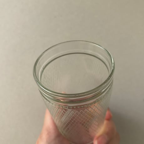 Finland VIOLA glass jar clear