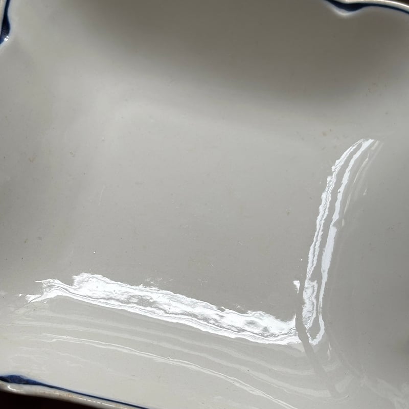 old arabia pekka square plate | retro number