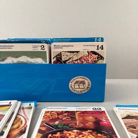 Finland recipe card box set