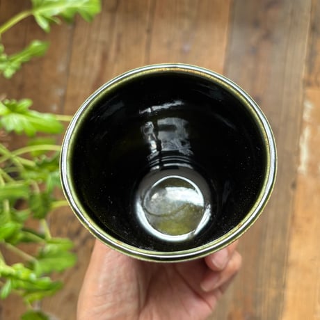 Finland vase? cup? green
