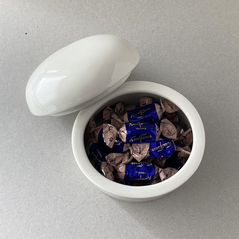 arabia eeva oval canister | retro number