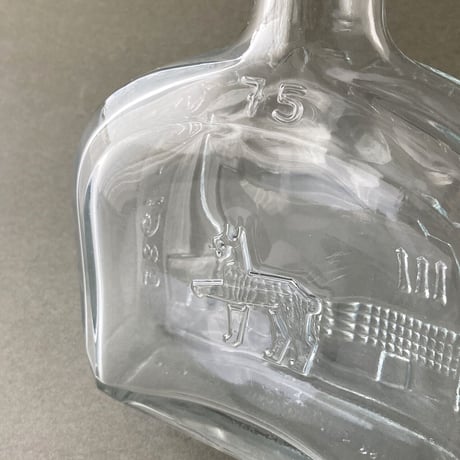Finland riihimaen lasi bottle 1985