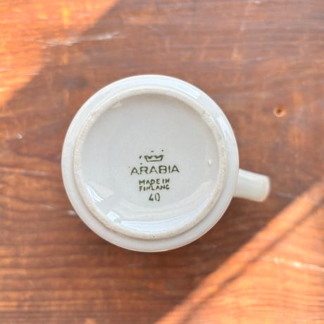 arabia oliivi coffee cup and saucer