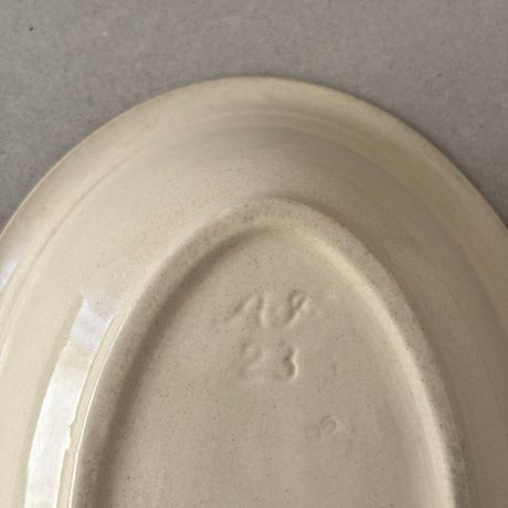 arabia oval bowl 22cm 生成り