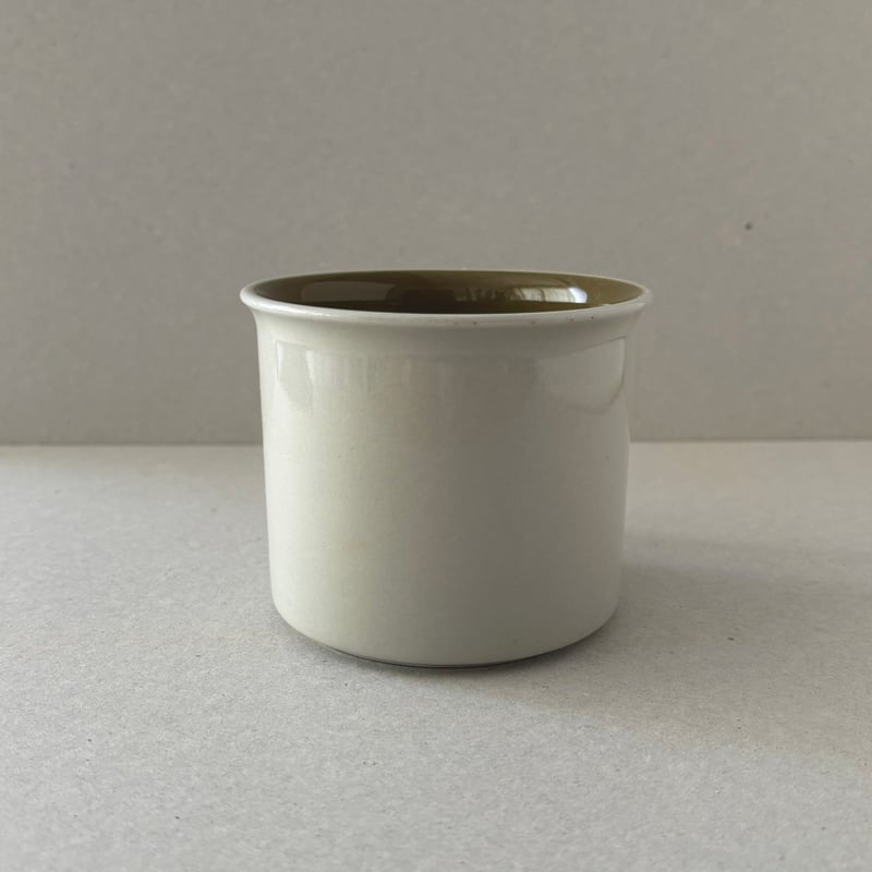 arabia oliivi big mug | retro number