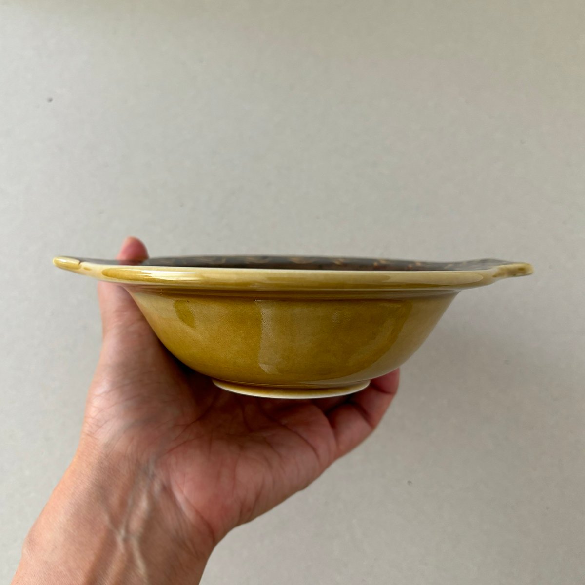 arabia kala bowl G.O.G. brown | retro number