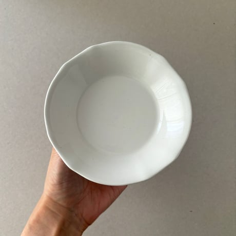 arabia mini plate 13cm white なみなみ
