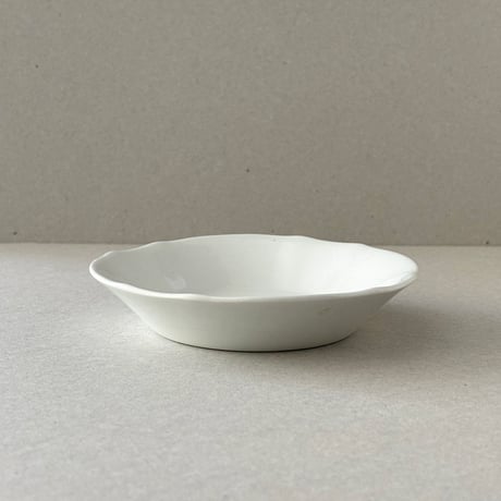 arabia mini plate 13cm white なみなみ