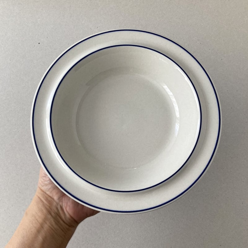 arabia saimaa soup plate | retro number