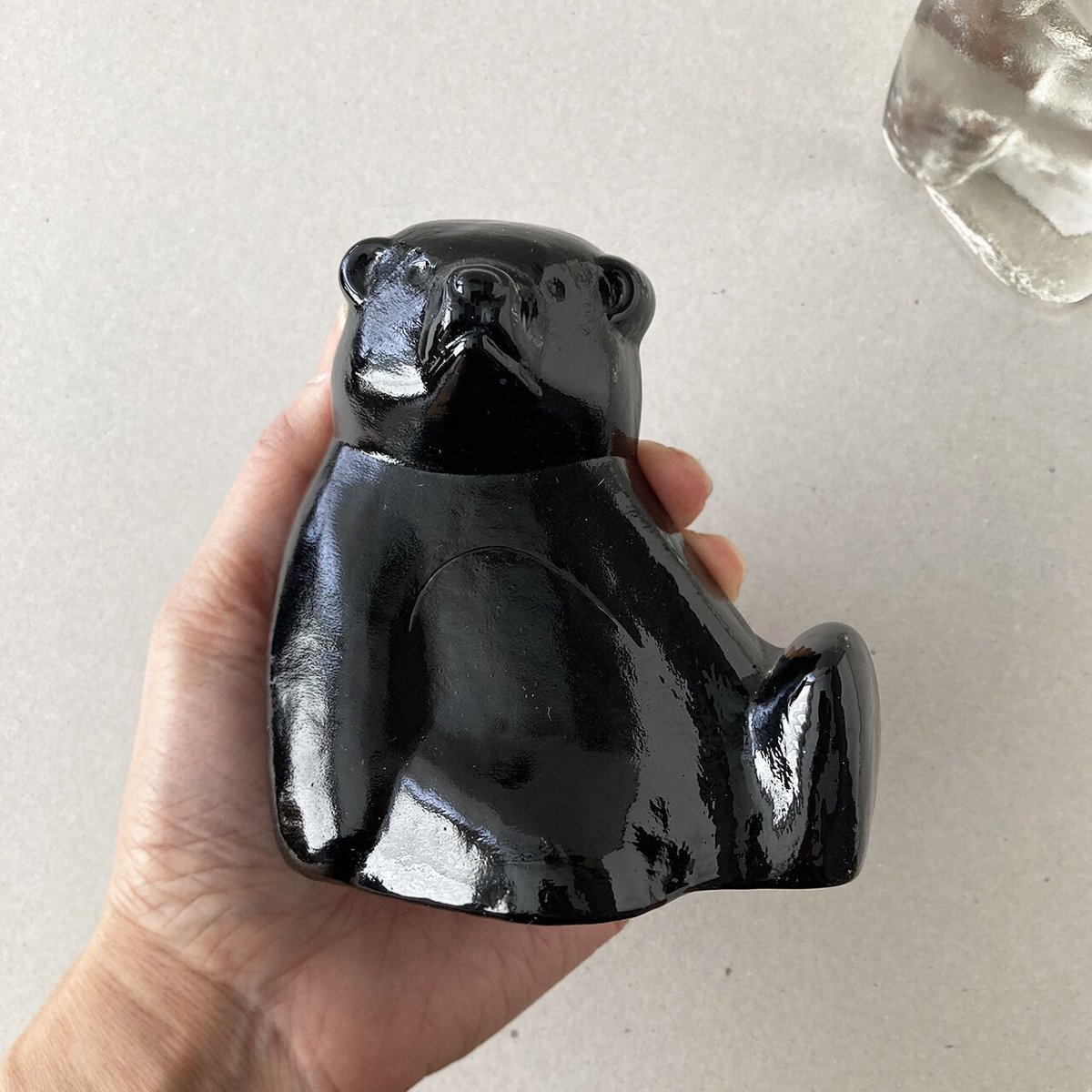 Humppila Glass karhu Finland | retro number