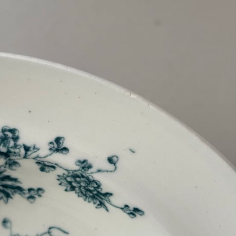arabia axel soup plate blue flower 23cm