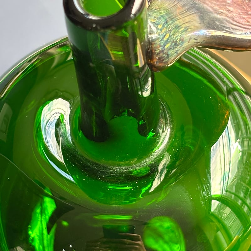 Nuutajarvi apple obje oiva toikka green | retro