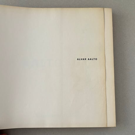 alvar aalto BOOK girsberger zurich