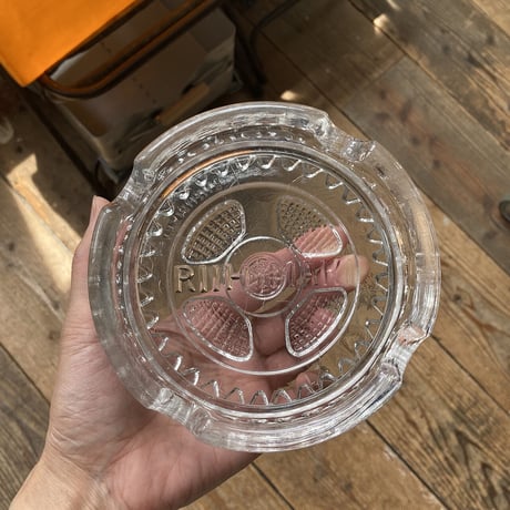 riihimaki  glass ash tray L