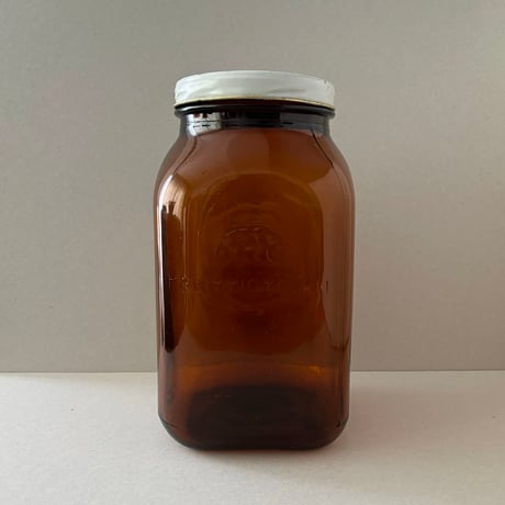Finland karhula glass jar 3000ml brown