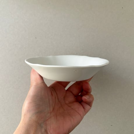 arabia mini plate 13cm white なみなみ