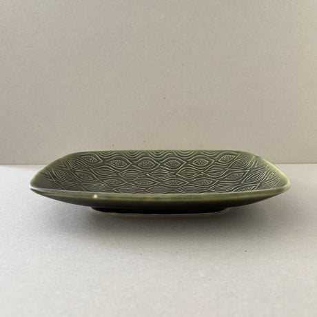 arabia  plate AL-2 25cm green