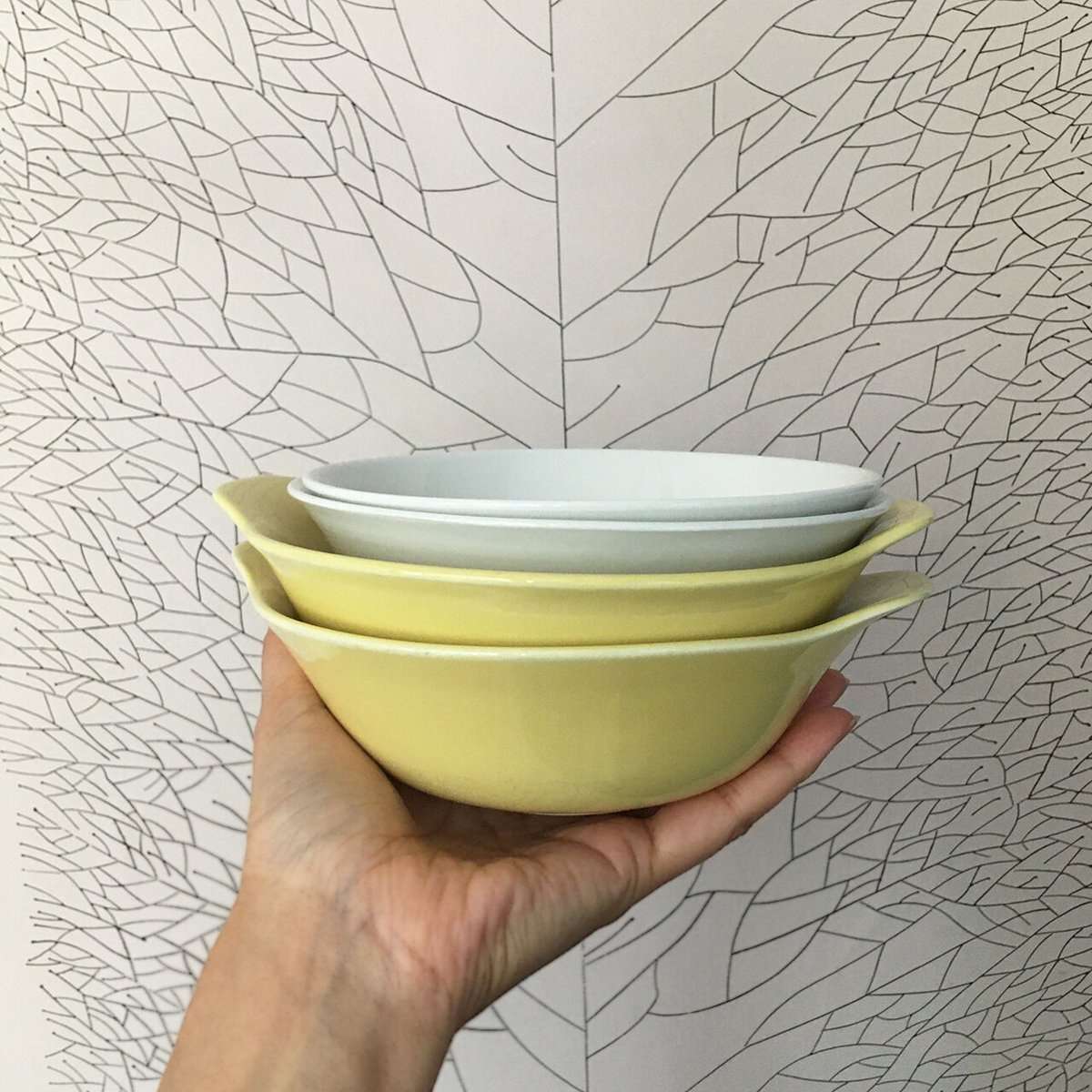 Arabia キルタ　シリアルボール arabia kilta? bowl white | retro number