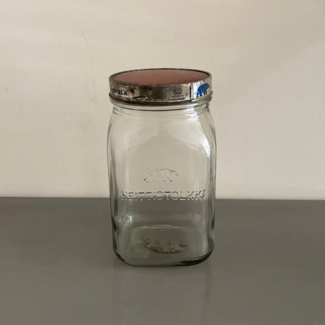 Finland karhula glass jar 2000ml paper lid