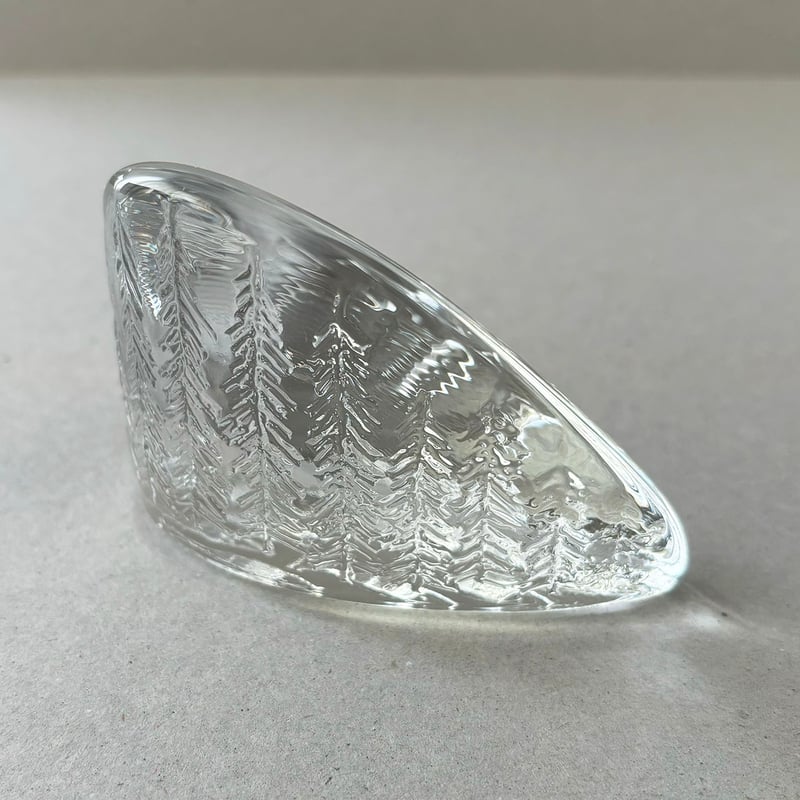iittala AHTI glass obje / paper weight | retro