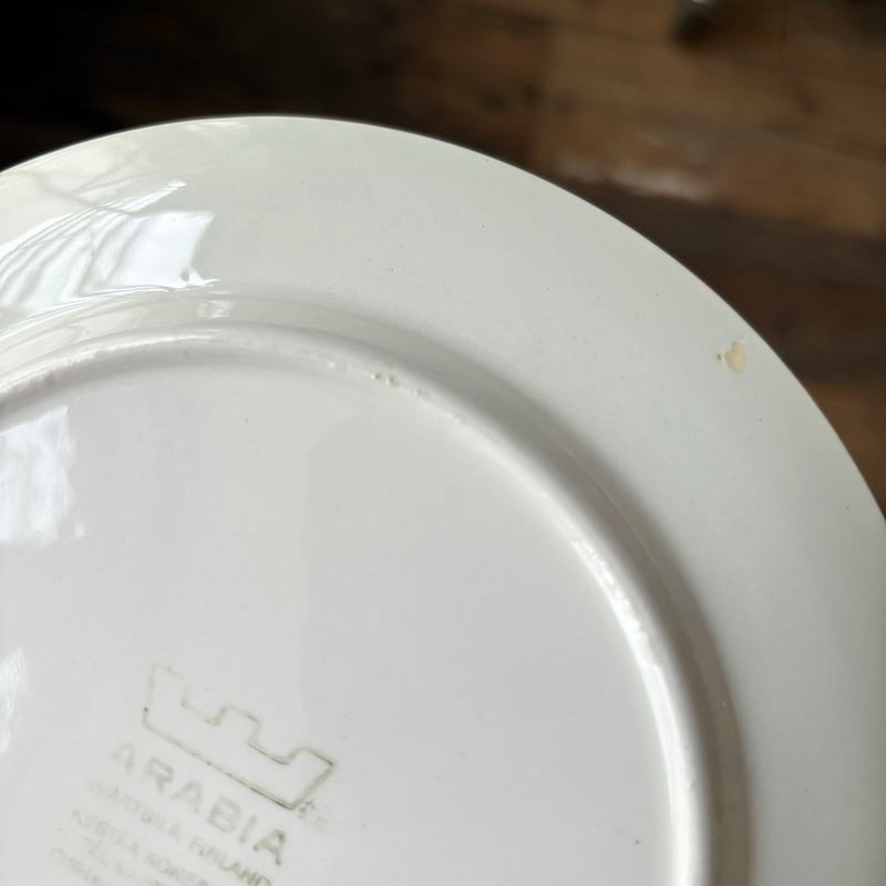 arabia myrtti plate 17cm | retro number