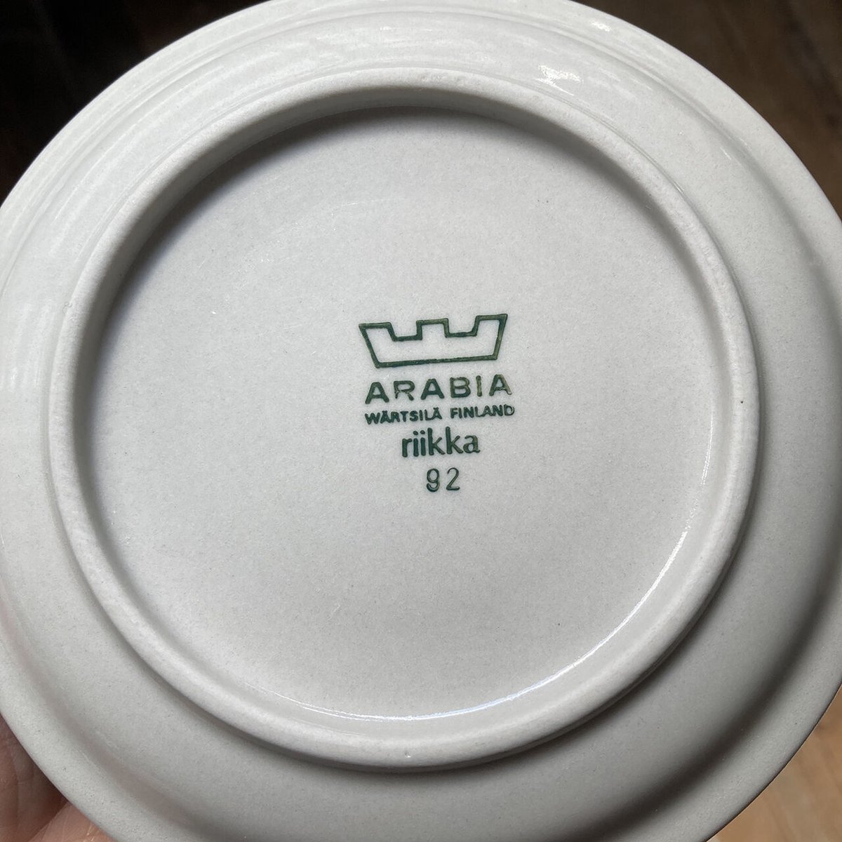 ARABIA/アラビア riikka/リーッカ　c/s　Ｆ ARABIA/アラビア riikka/リーッカ c/s F arabia riikka cup & saucer