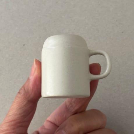 arabia mini mug white