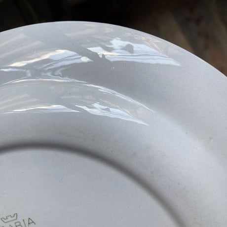 arabia snowflake plate