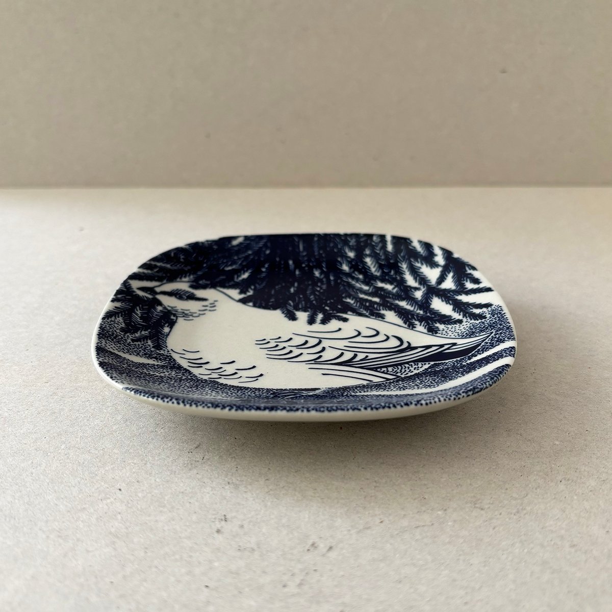 arabia bird christmas annual plate 1978 G.O.G