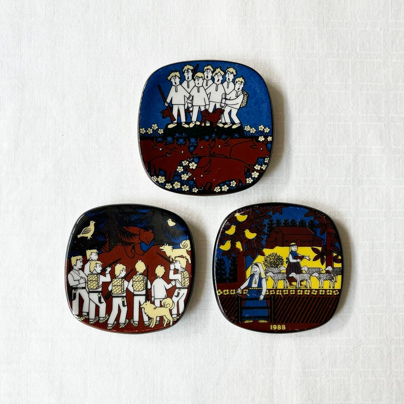 ARABIA/アラビア カレワラ 1986年 ファクトリービジットミニプレート ARABIA/アラビア カレワラ 1986年 ファクトリービジットミニプレート