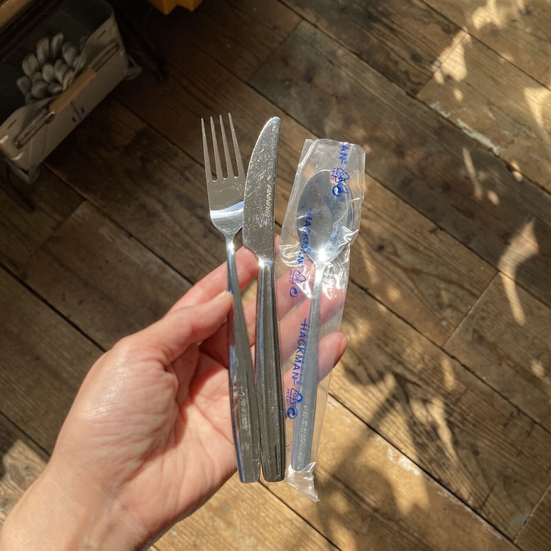 Finnair logo dinner knife hackman 19.6cm | retr