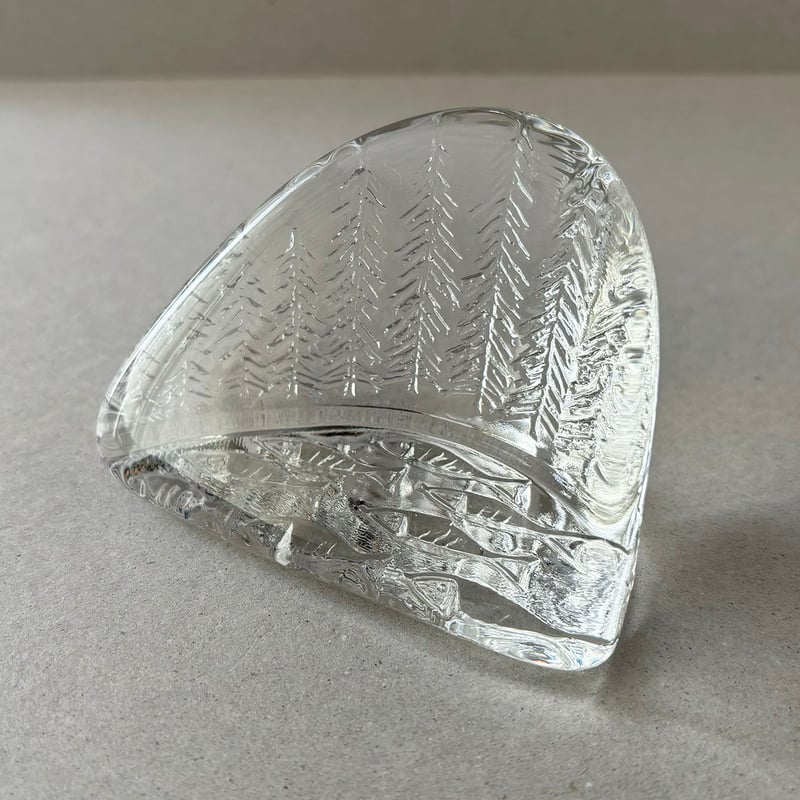 iittala AHTI glass obje / paper weight | retro