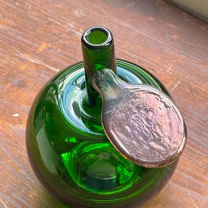 Nuutajarvi apple obje oiva toikka green | retro