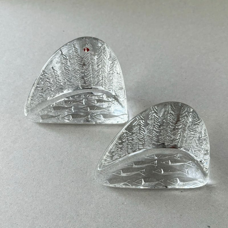 iittala AHTI glass obje / paper weight | retro
