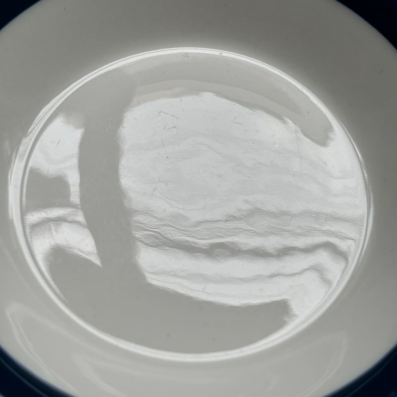 arabia blue line mini plate 13cm | retro number