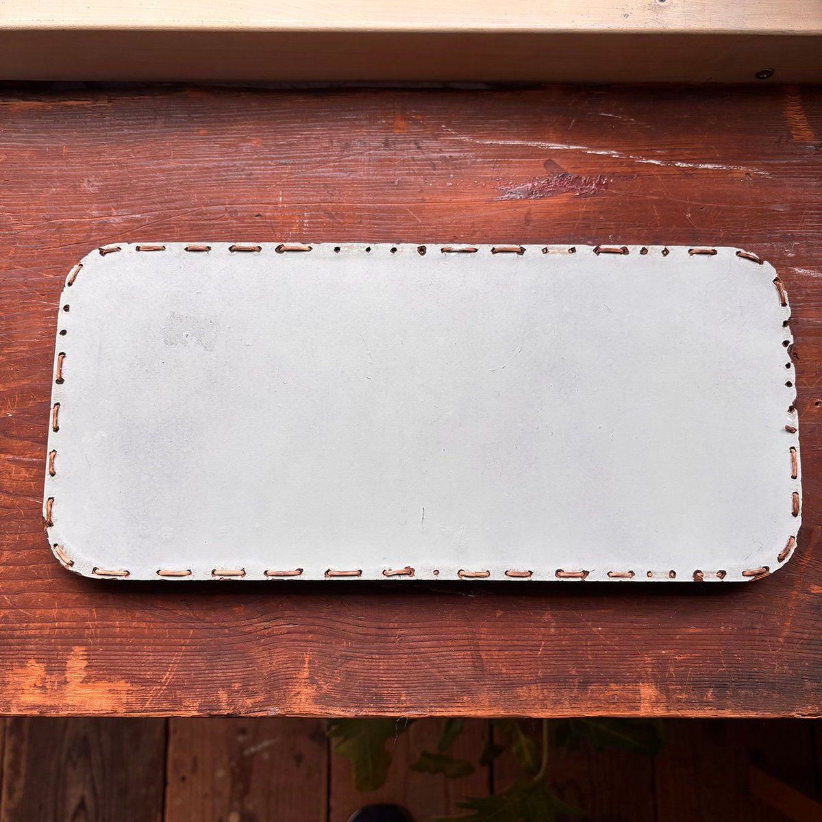 Finland 籐付きトレイ 細長 | retro number