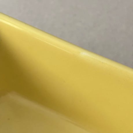 arabia kilta スクエアプラター yellow 16cm