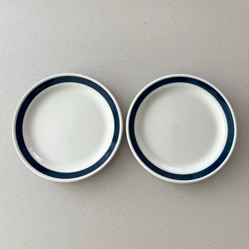 オールドアラビア ARABIA 深皿 プレート ブルーライン arabia blue